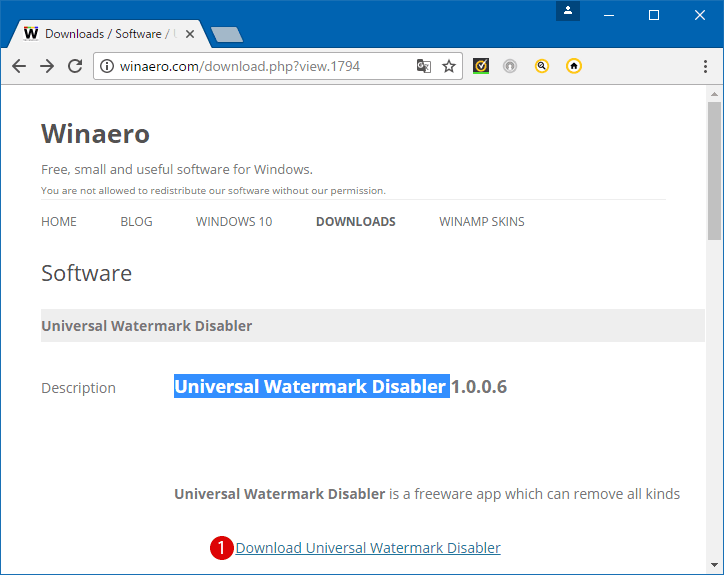 [Windows10 Insider Preview]ウォーターマーク(Watermark)