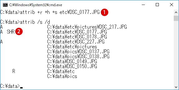 【Windows10】完全にフォルダーを隠す方法(ATTRIBコマンド)