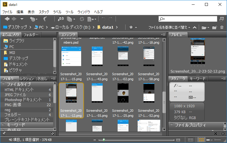 [Windows 10]SDファイルのサムネイルプレビューを表示させる