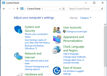 コントロールパネルに「Windows Update」アイテムを追加する方法