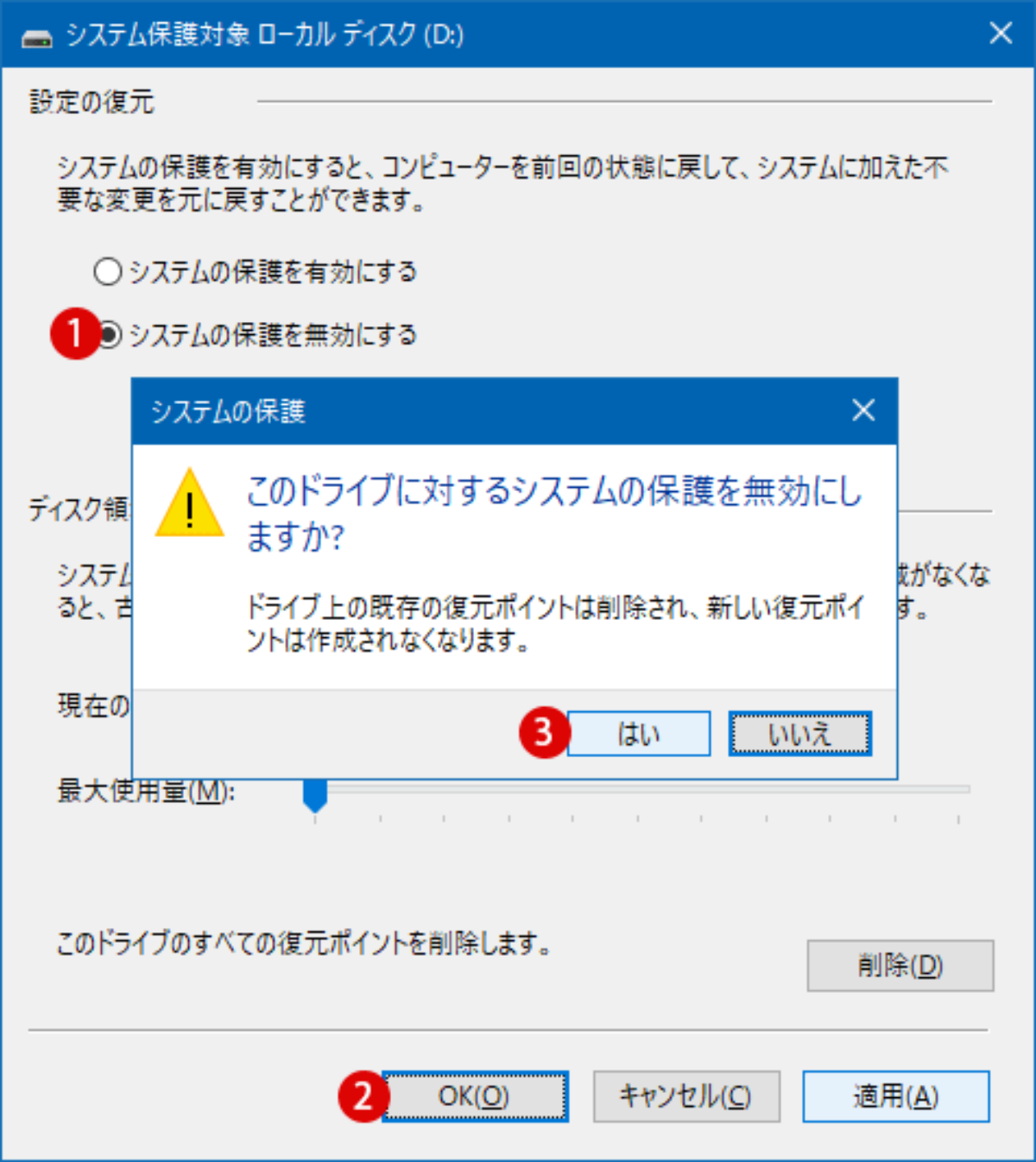 自動システム保護