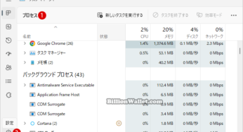 Windows 11でタスクマネージャのスタートアップページを変更する