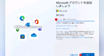 Windows 11 22H2をローカルアカウントでクリーンインストールする