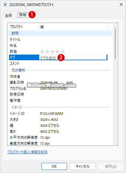 Windows 11ファイルにタグを追加して簡単に検索する